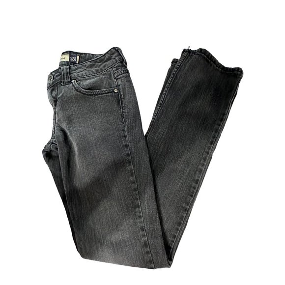 anchor blue Denim - Anchor blue skinny boot lilac women’s sz 1 low rise flap pockets charcoal jeans